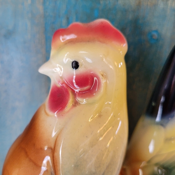 Royal Copley Ceramic Hen ~ Chicken ~ Vintage ~ Farmhouse ~ Colorful! - Picture 6 of 16